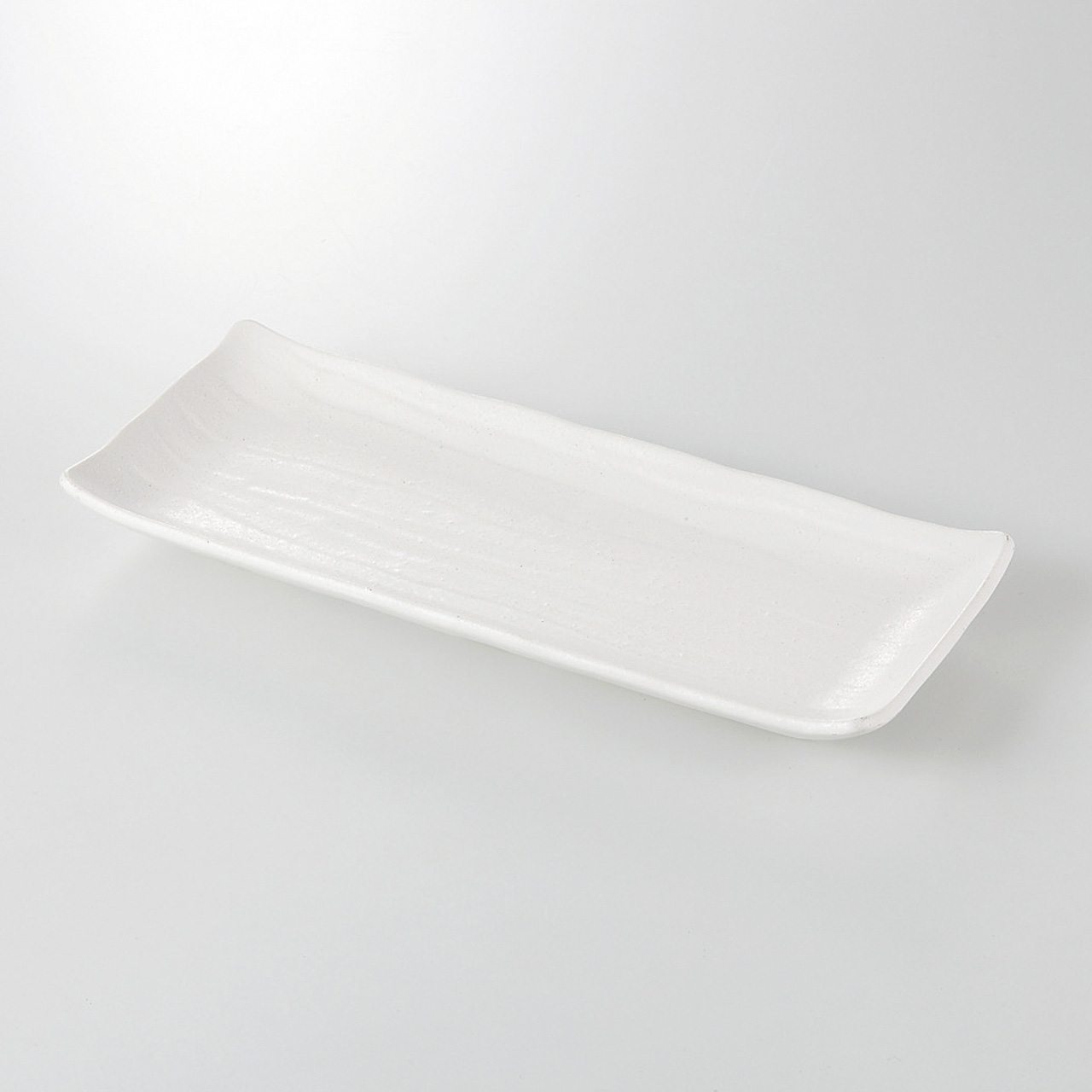 白釉 ソギ焼物皿