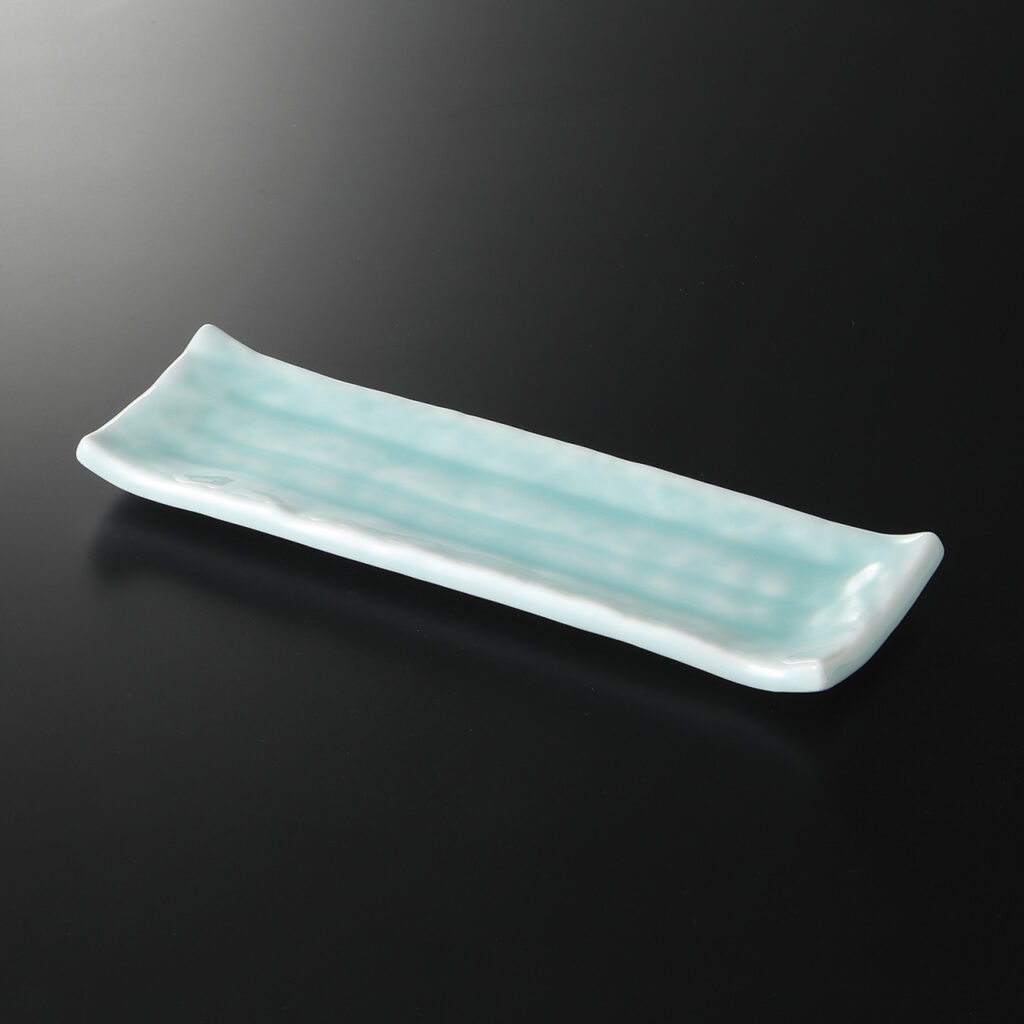 青白磁 9．5長角皿