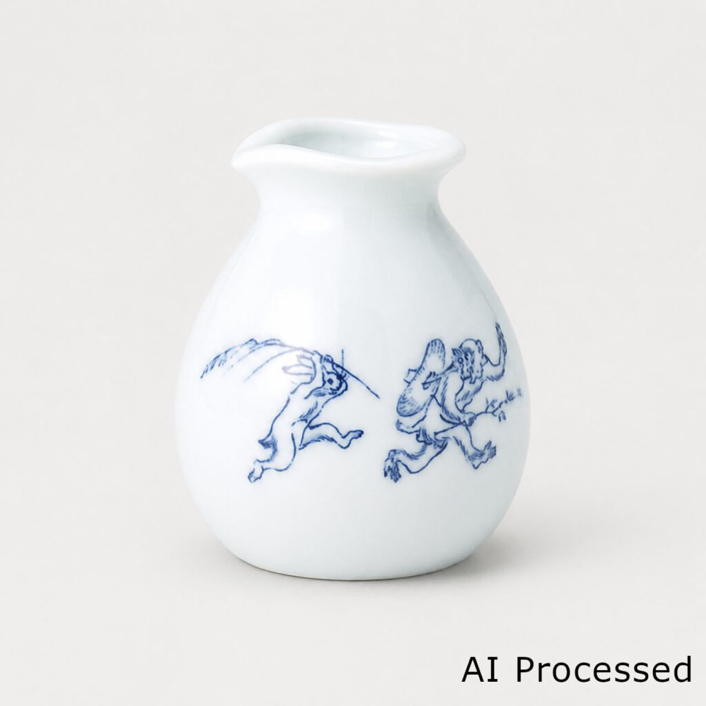 鳥獣戯画 ミニそば徳利