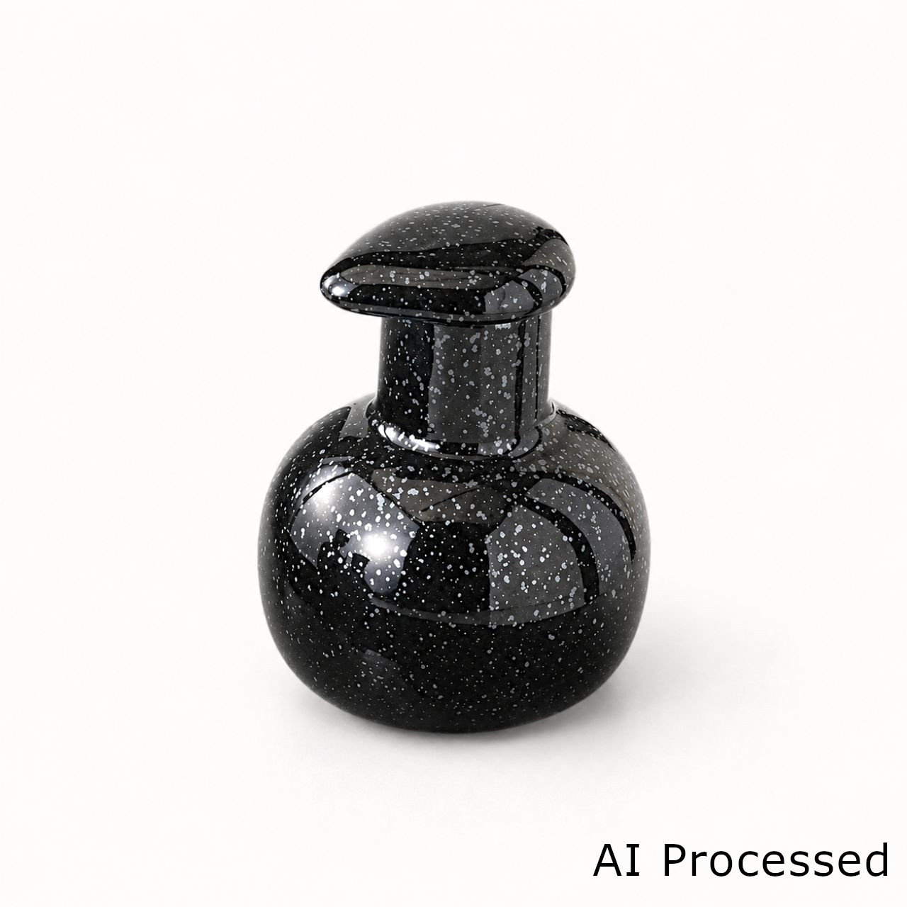 黒結晶 スモール丸醤油差し