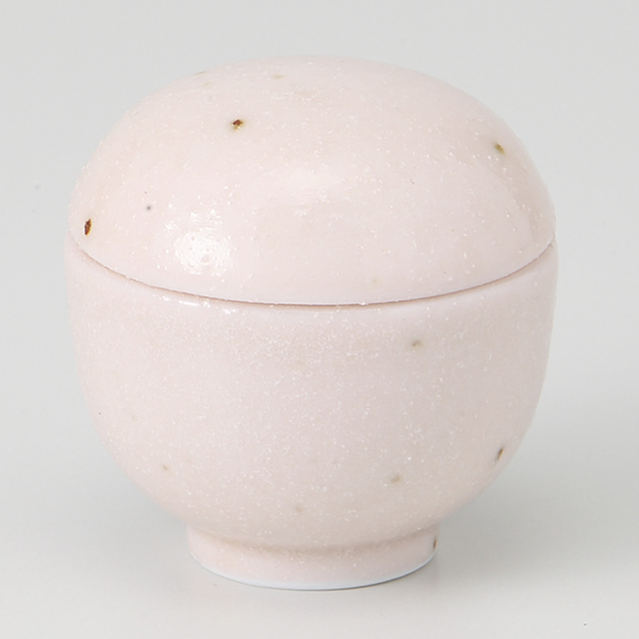 ピンク 蓋付珍味
