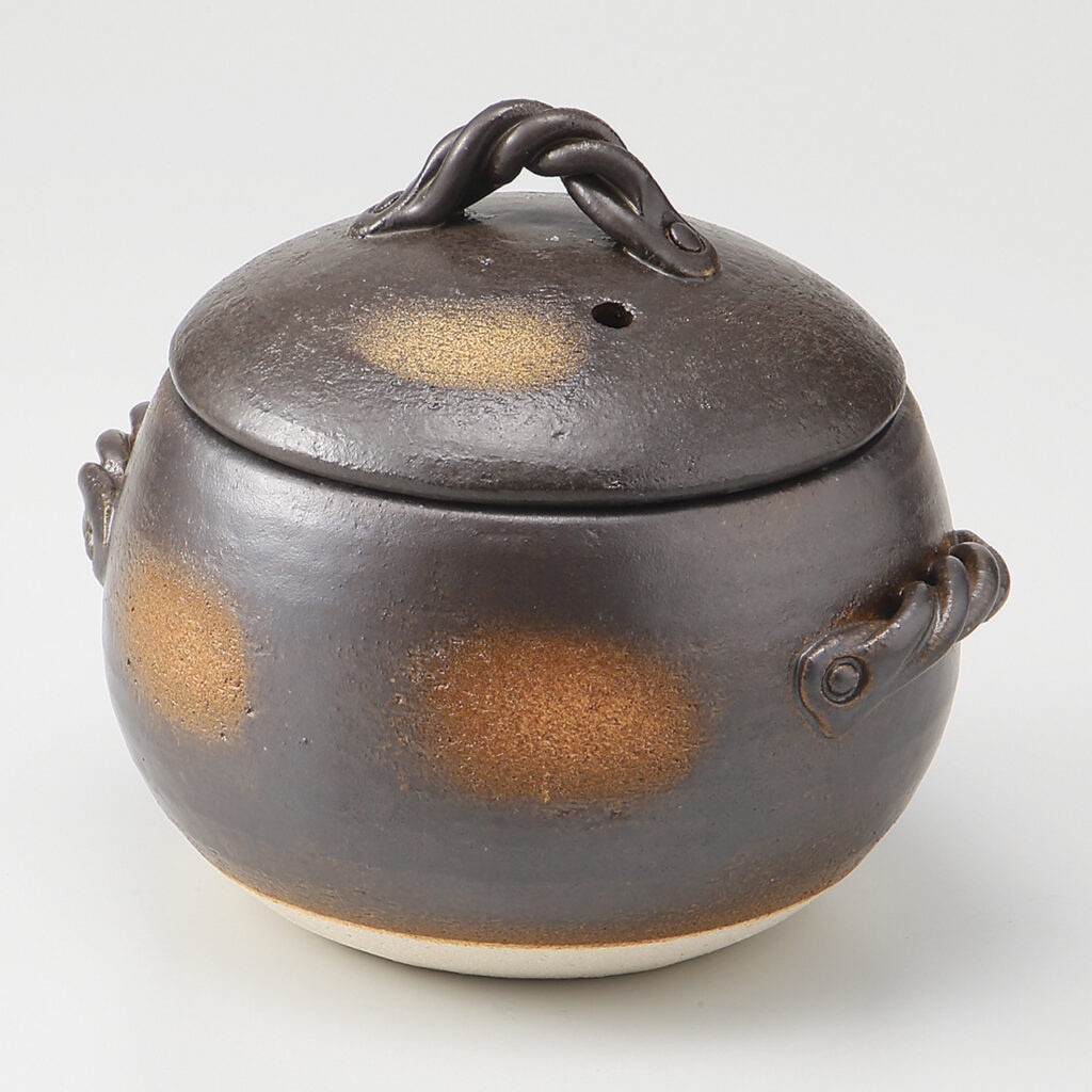 黒 1合栗型ご飯鍋